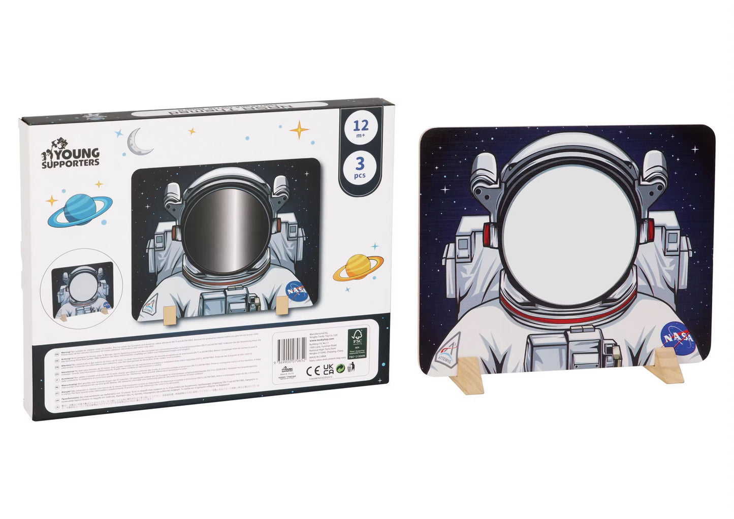 NASA Themed Astronaut Mirror Board.